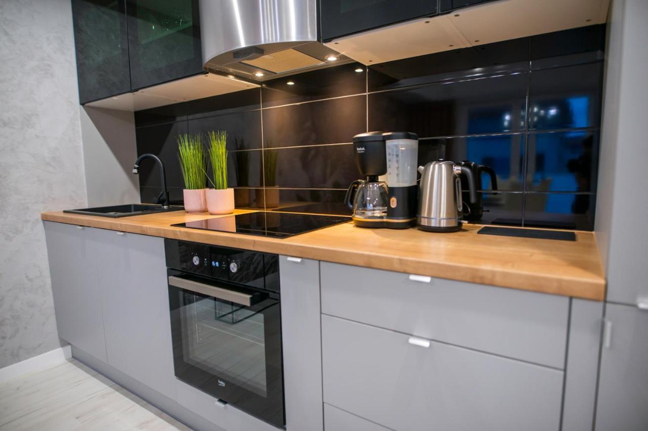 Nowoczesny Apartament Na Warmii I Mazurach Z Garazem Biskupiec  Exteriör bild